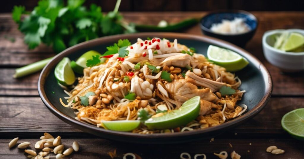 Prosty przepis na pad thai z kurczakiem - gotowe w 30 minut!