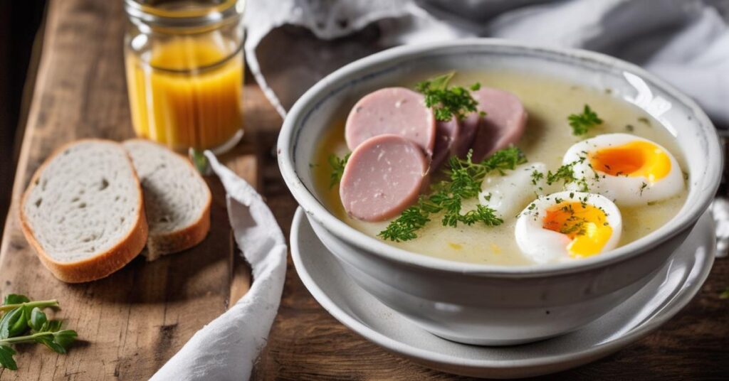 Biały barszcz przepis babci - Prostą drogą do męskiego smaku.